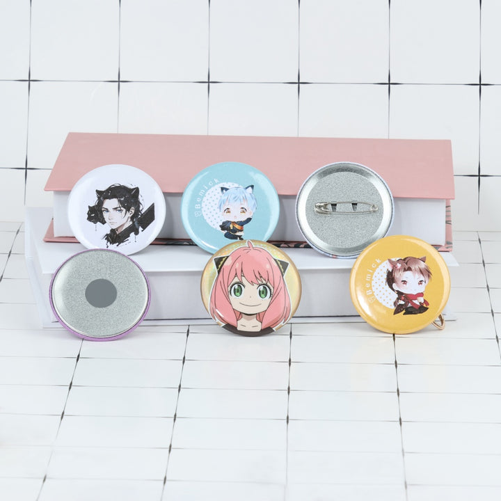 Custom Round Button Pins