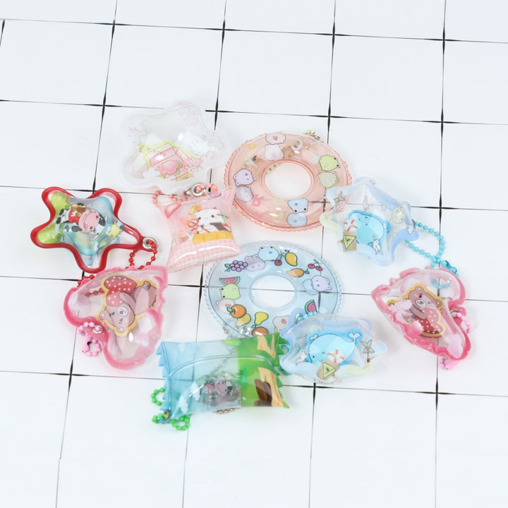 Custom Swimming Ring Candy Bag Keychain