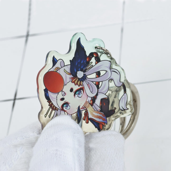 Custom Series Connection Clear Acrylic Charms