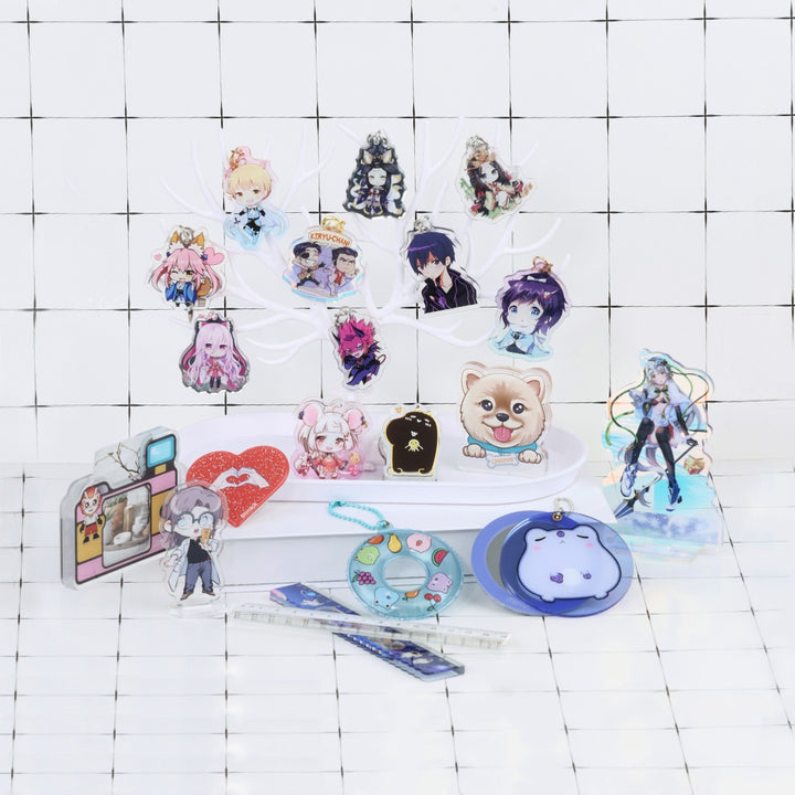 Custom Series Connection Clear Acrylic Charms