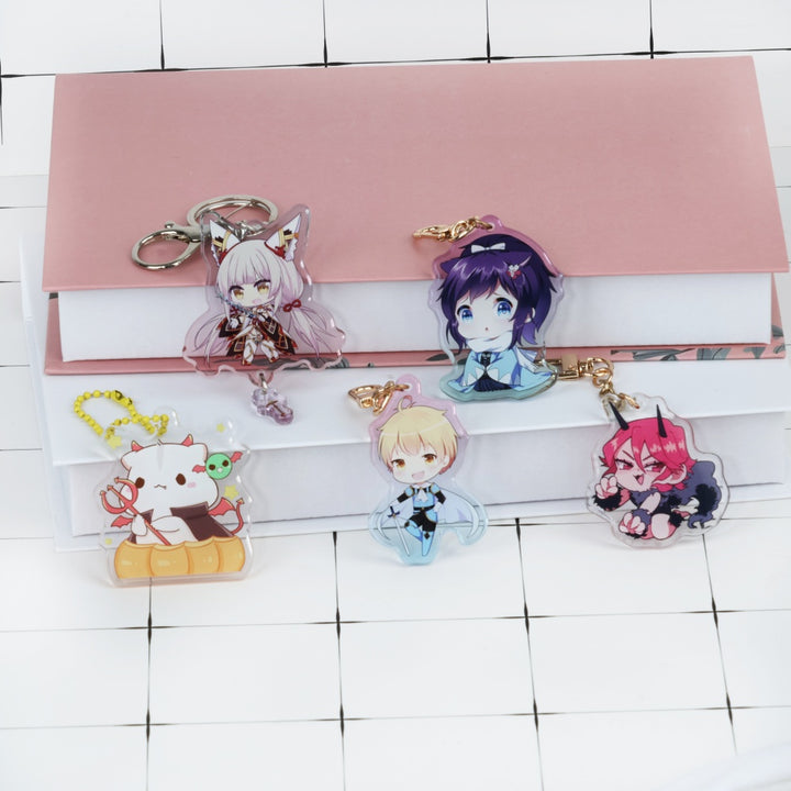 Custom Series Connection Clear Acrylic Charms